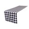 Polyester Gingham Checkered 14 By 108-inch Table Runner
